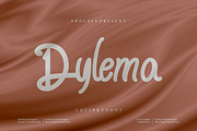 Dylema - A Quirky font, a Script Font by mahstudios (Thumbnail 1 of 8)