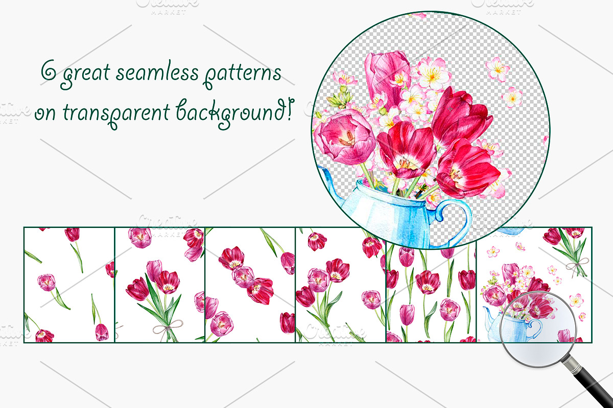 Tulips, an Illustration by OlyaSenko (Photo 6 of 6)