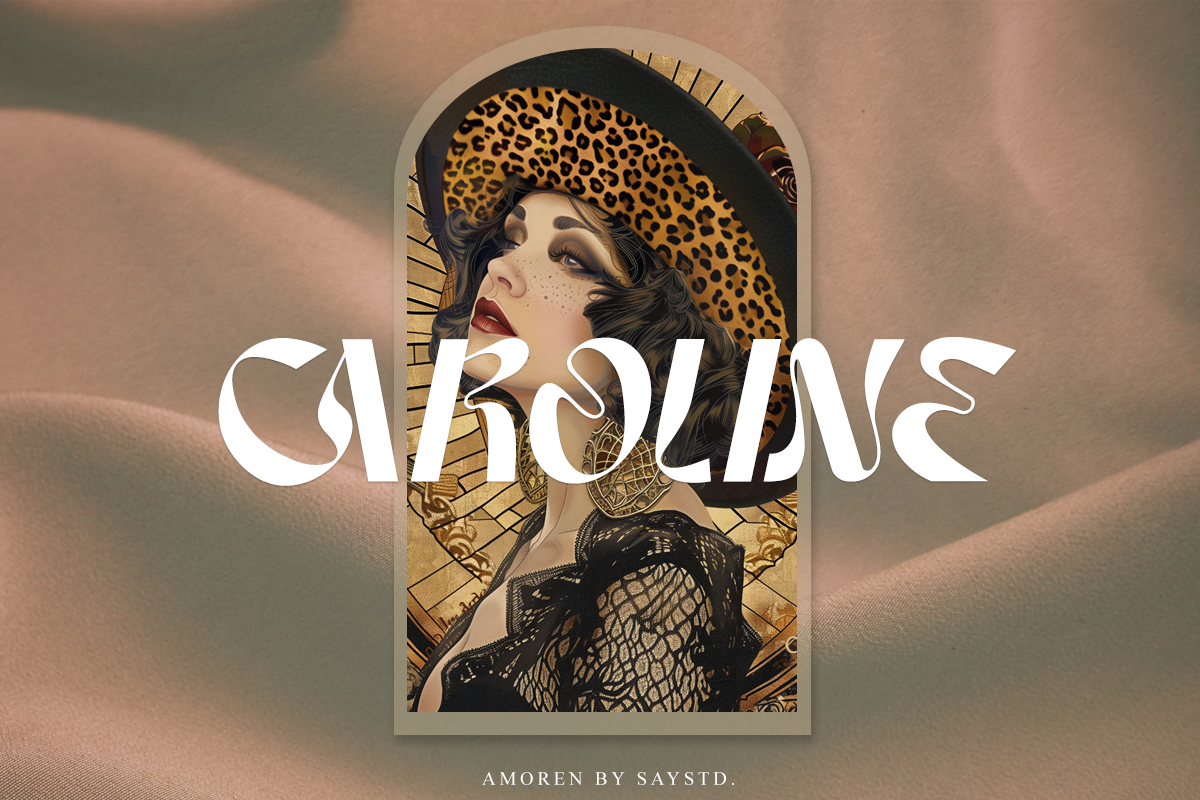 Amoren - Display Typeface, a Sans Serif Font by Say Studio (Photo 8 of 14)