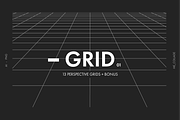 Vector Perspective Grids, an Object Graphic by ME_COLLAGE (Thumbnail 4 of 14)