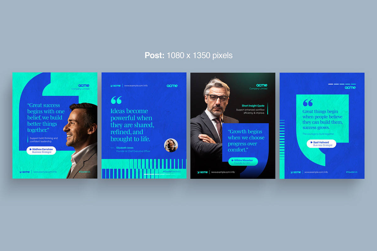 Quote Social Media Template, a Social Media Template by BrandPacks (Photo 4 of 7)