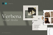 CANVA & PS / Verbena Social Media, a Social Media Template by Simple có (Thumbnail 1 of 9)