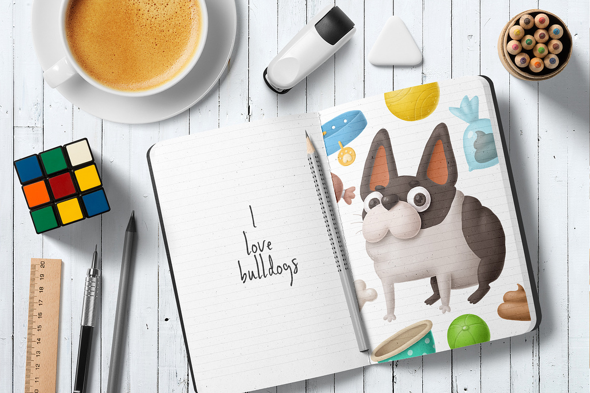 Funny dogs characters, an Illustration by Anastasiya Klempach (Photo 4 of 8)
