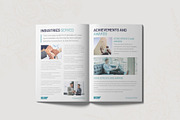Pages company profile brochure, a Brochure Template by Kazi Hossain (Thumbnail 4 of 6)