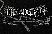 Dreadglyph – Metal Horror Typeface, a Serif Font by Inviline.co (Thumbnail 17 of 17)