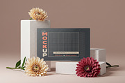 Pages and Cards with Flowers Mockups, a Mockup by Luuqas Design (Thumbnail 8 of 9)