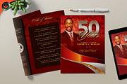 Crimson Pastor's Anniversary Program, a Brochure Template by SeraphimChris (Thumbnail 4 of 6)