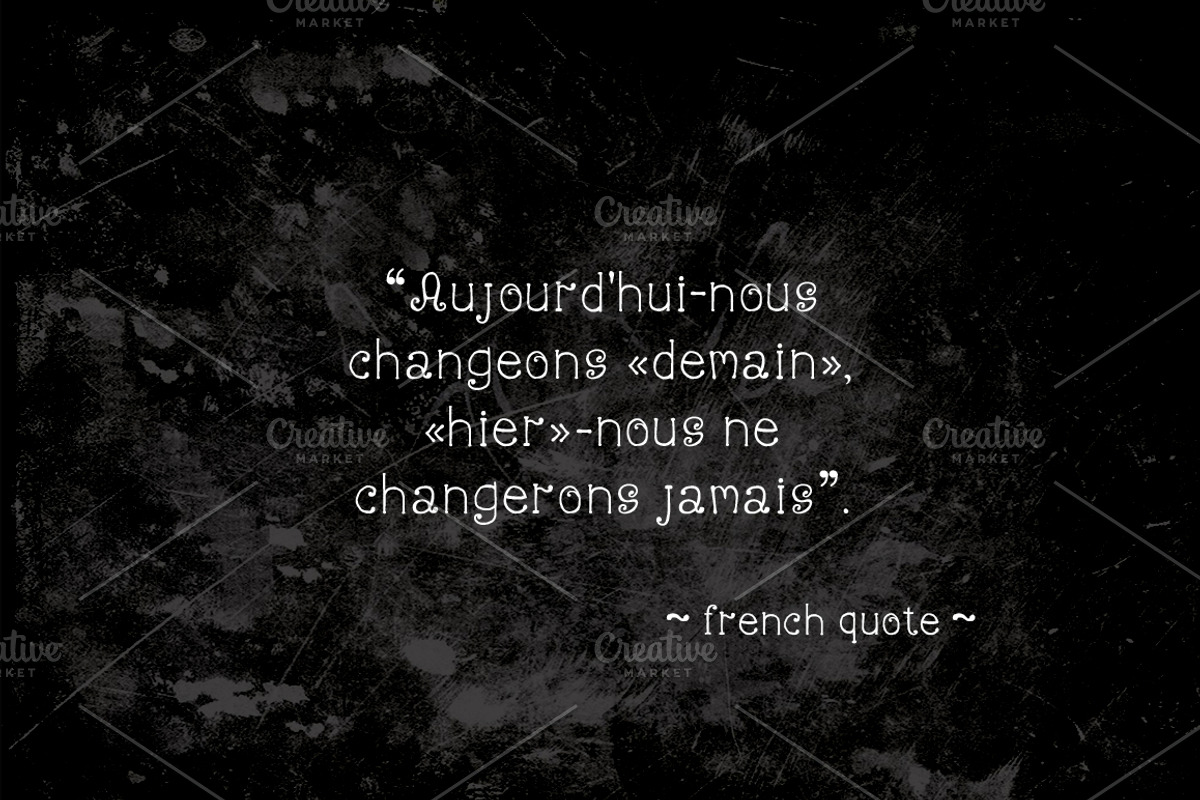LilaParis Typeface preview 3