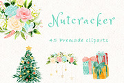 Nutcracker Christmas clipart, a Decorative Illustration by heyiamalice (Thumbnail 4 of 13)