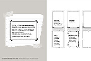 Vector Simple Vintage Vector Frames, a Decorative Illustration by Pingebat (Thumbnail 2 of 10)