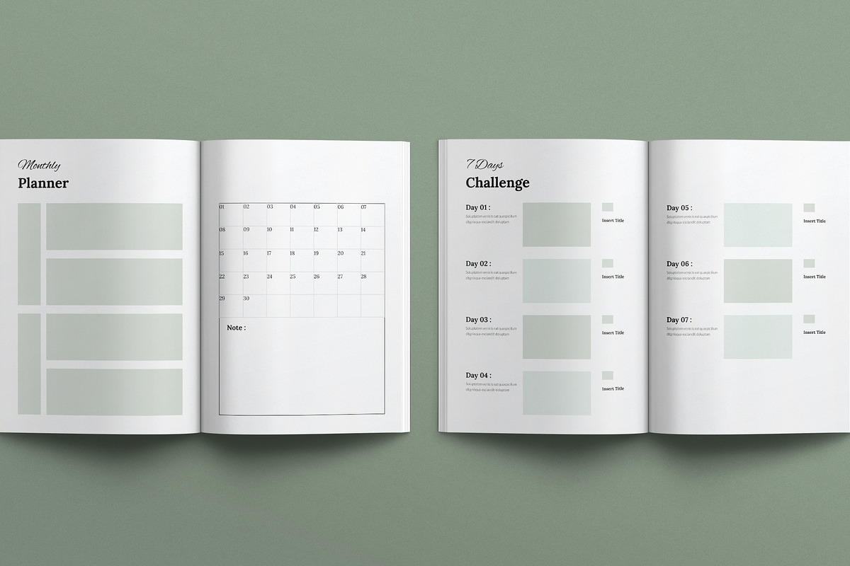 Planner Template, a Brochure Template by E-Type (Photo 5 of 7)