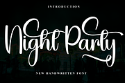 Night Party, a Handwritten Font by FreshTypeINK (Thumbnail 1 of 8)