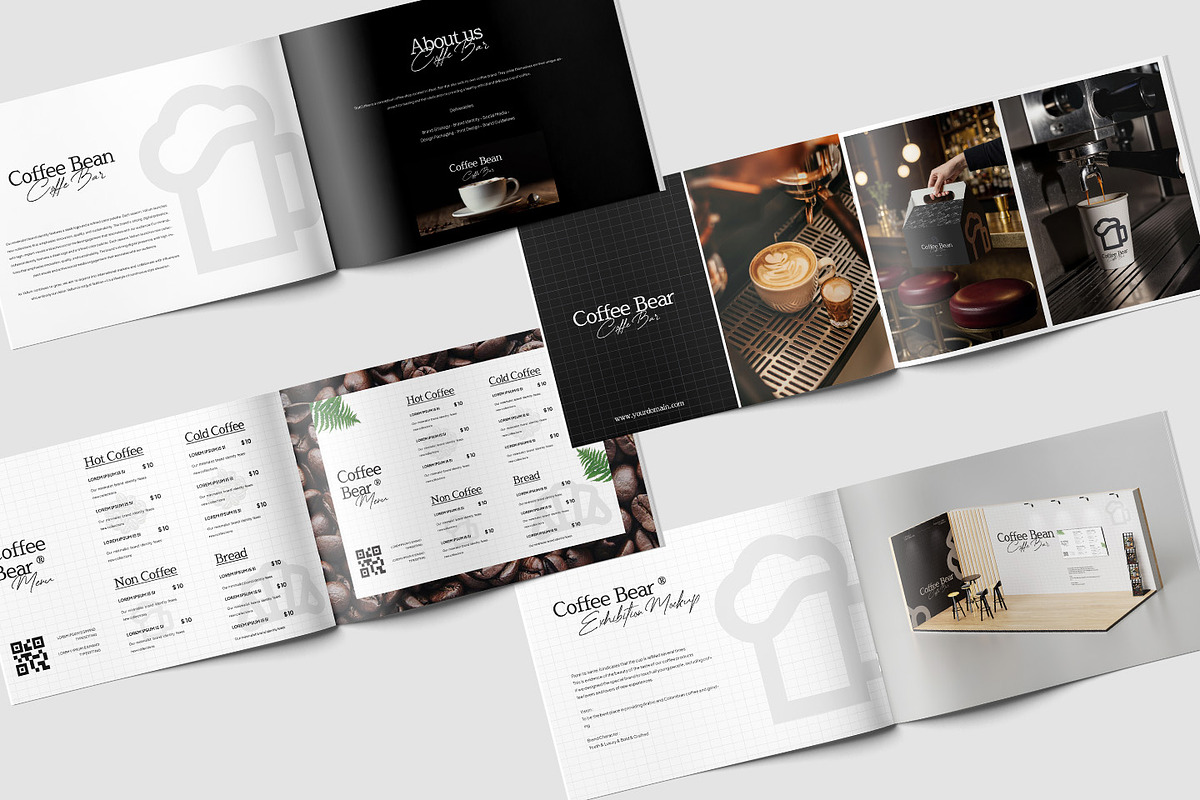 A4 Modern Brand Guideline Template, a Brochure Template by TMint Play (Photo 2 of 8)