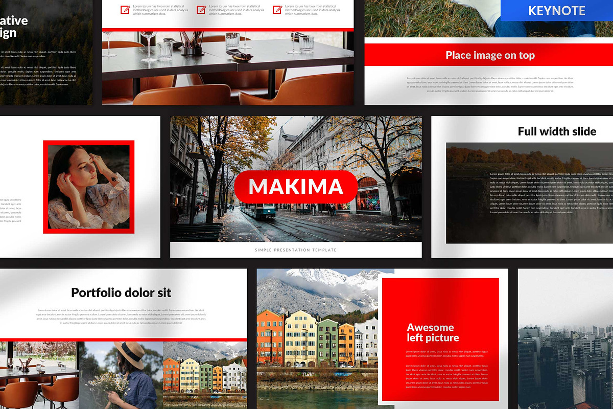 Makima Keynote Template, a Presentation Template by Twntysix (Photo 1 of 4)