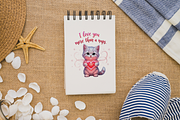 Valentine Animal Quotes PNG Clipart, an Animal Illustration by KennedyStudio (Thumbnail 4 of 5)