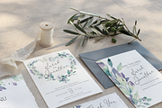 Mountain Summer 6 Piece Wedding Set, an Invitation Template by R Whitehurst Design (Thumbnail 3 of 6)