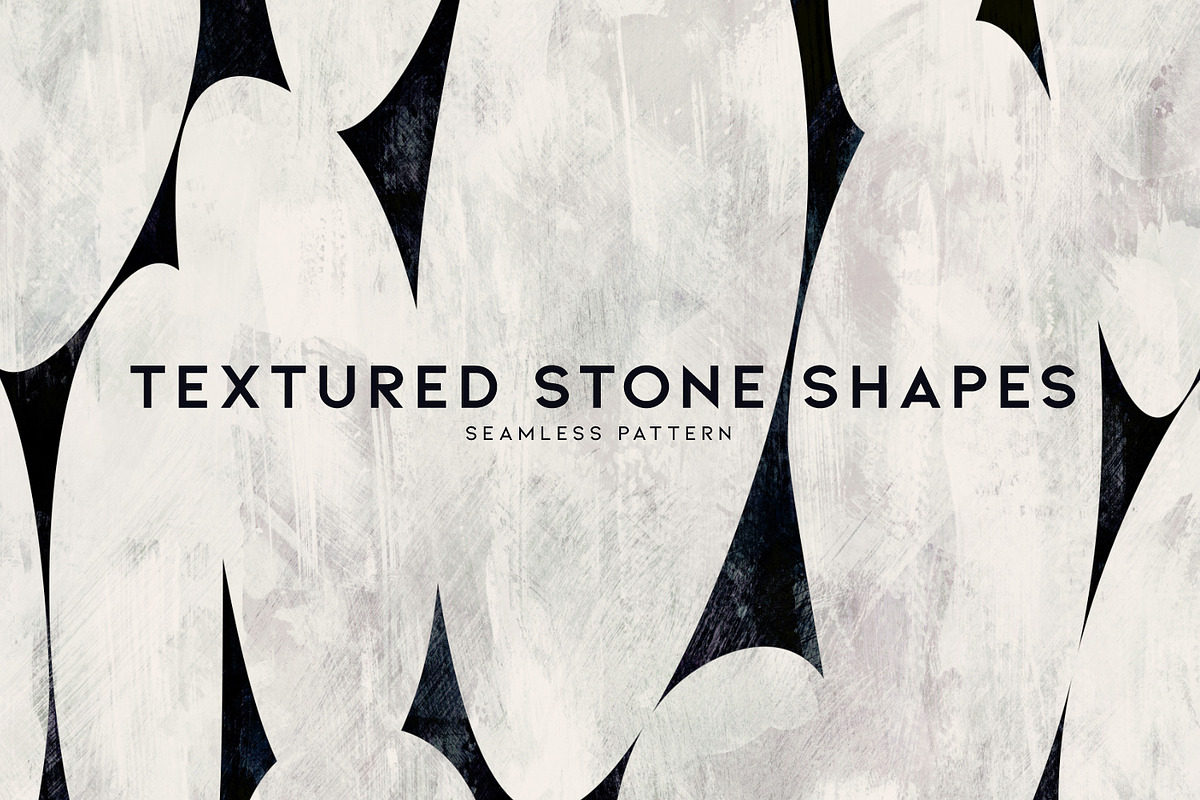 Textured Stone Shapes, a Wallpaper Graphic by MalyskaStudio (Photo 1 of 12)