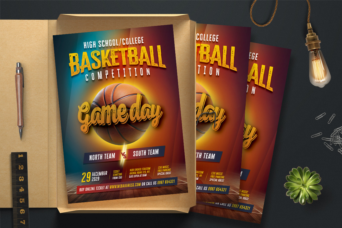 Basketball Competition Flyer, a Flyer Template by Boostock (Photo 2 of 4)