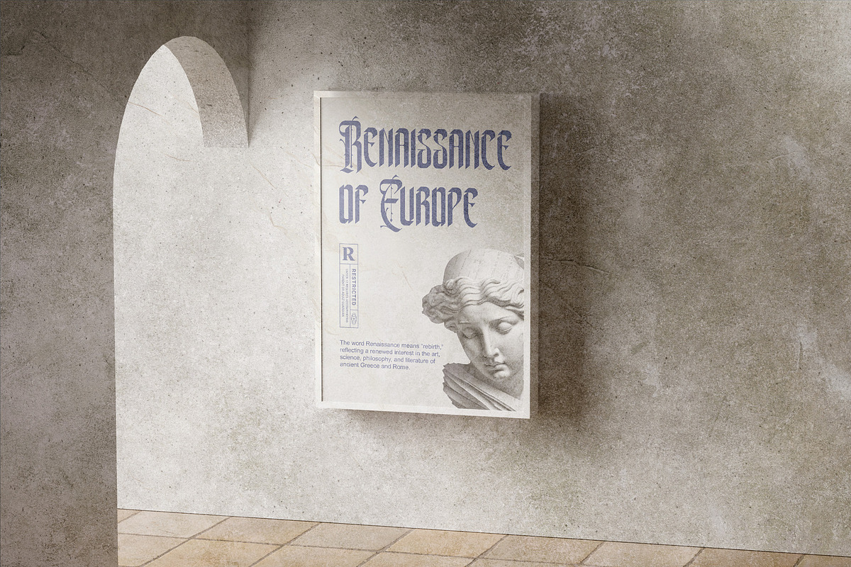 Xerathos Gothic Blackletter Medieval, a Blackletter Font by Letterara (Photo 4 of 15)