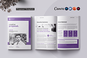 Proposal | Canva, Word, PPTX, PSD, a Brochure Template by ArtisticLand (Thumbnail 1 of 9)