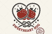 Sweetheart Hug Western SVG Lasso, a Graphic by TanchaArt (Thumbnail 1 of 11)