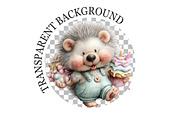Whimsical Birthday Animal Clipart, a Seasonal Illustration by Rose Art (Thumbnail 6 of 6)