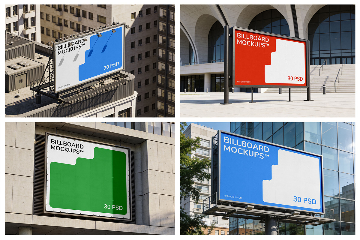 City Billboard Mockups Vol.3, an Advertising Mockup by Mr.Mockup™ (Photo 14 of 18)