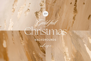 Gold Foil Christmas Backgrounds, a Background Graphic by eclosque