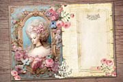 Marie Antoinette Scrapbook Kit, a Person Illustration by Secret Helper (Thumbnail 5 of 8)