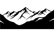 Mountain Range Silhouette, an Object Graphic by Designer_Momina (Thumbnail 5 of 20)