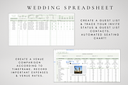 All-In-One Wedding Spreadsheet, a Templates & Theme by BRANDcontent (Thumbnail 3 of 8)