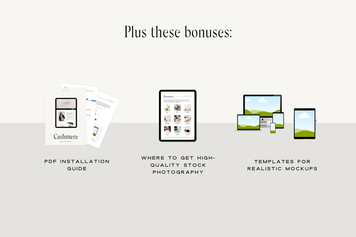 Kajabi Link in Bio Page Template, a Landing Page Template by Pixel & Flow (Photo 6 of 9)