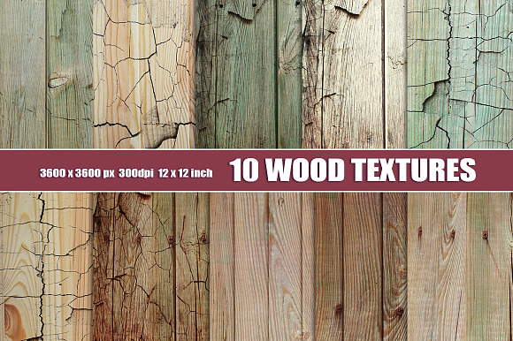 Old Painted Wood Textures