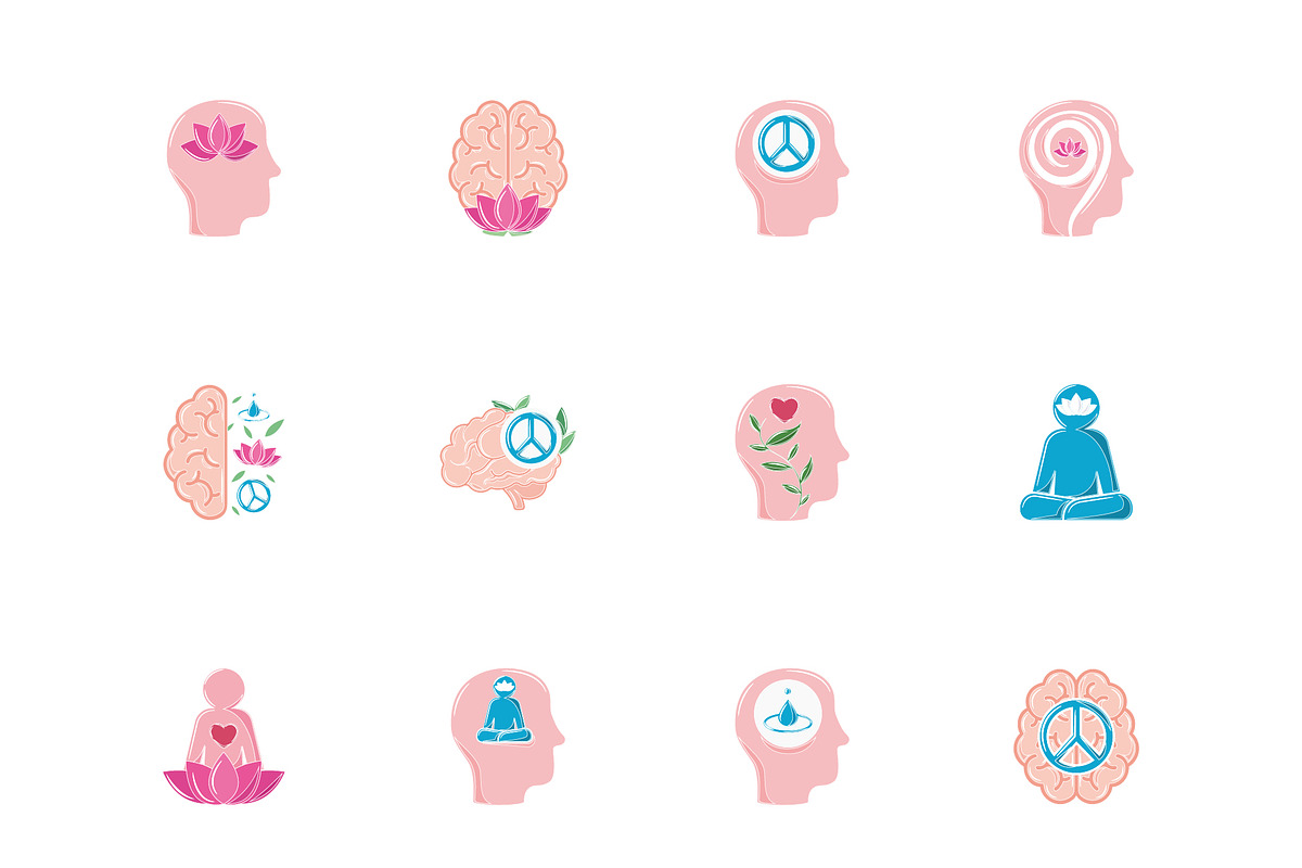 Peaceful Mind Illustration Set