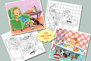 Little boy's day. Schedule, an Animal Illustration by Haso (Thumbnail 6 of 12)