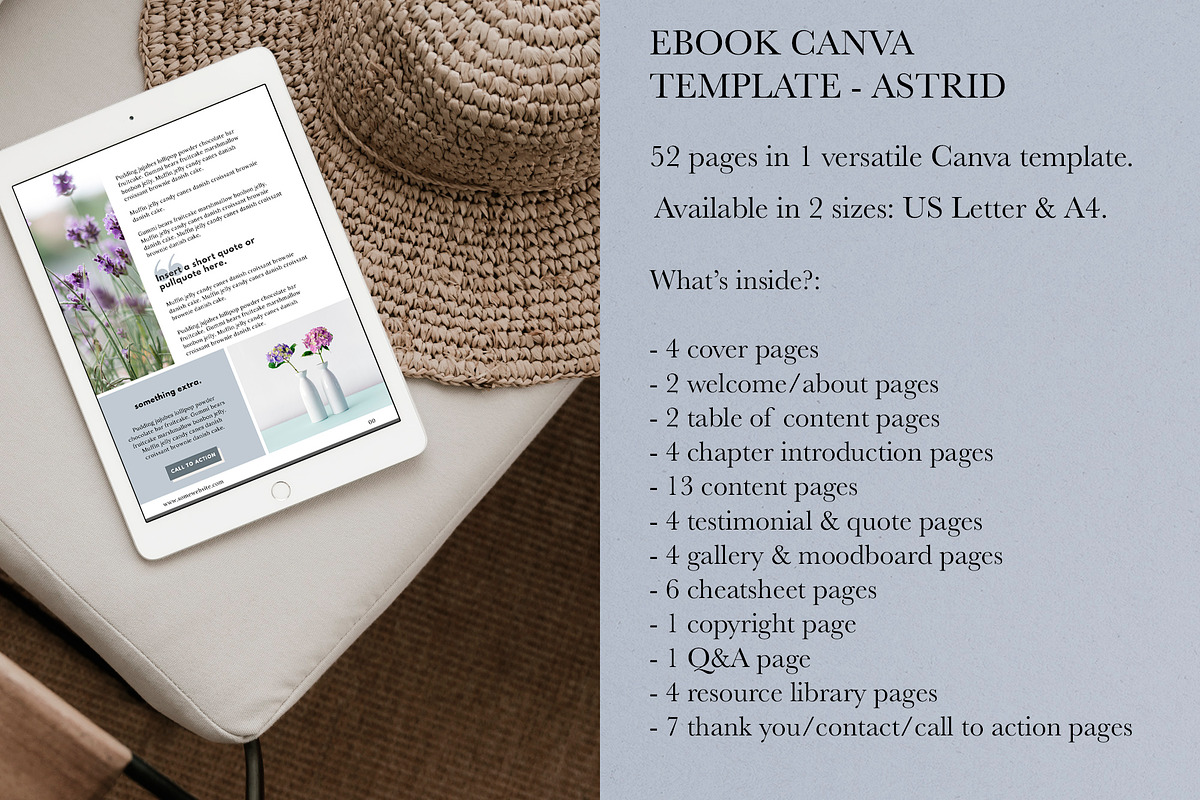 eBook Canva Template - ASTRID, a Magazine Template by Studio Next (Photo 2 of 15)