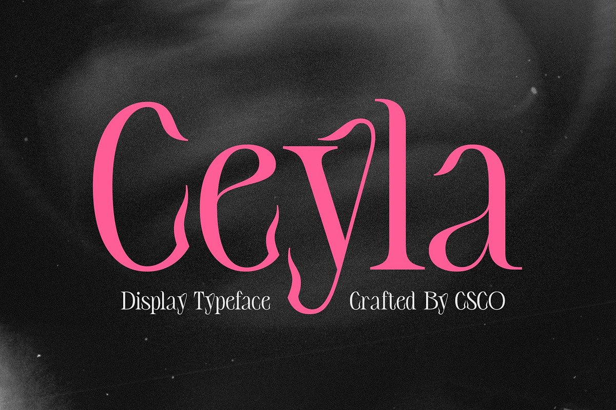 Ceyla – Art Nouveau Font, a Serif Font by Craft Supply Co. (Photo 1 of 8)