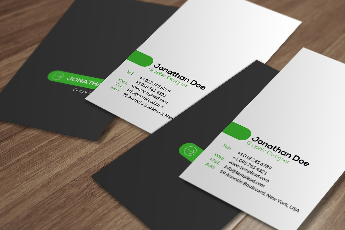 Corporate Business Card SE0326, a Card Template by annozio (Photo 2 of 4)