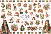 Merry Christmas Collection, a Seasonal Illustration by PeDe Designs (Thumbnail 4 of 31)