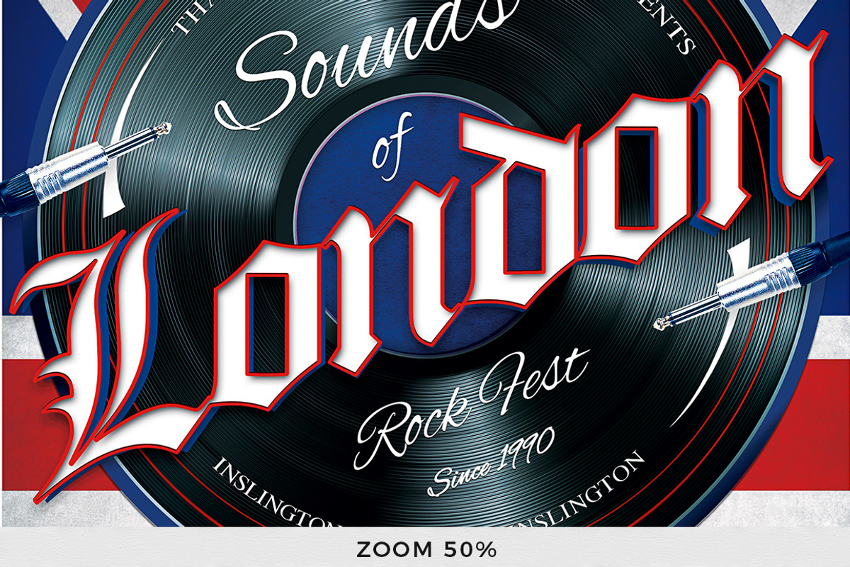 Sounds of London Flyer Template, a Flyer Template by ThatsDesignArt (Photo 7 of 8)