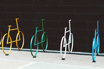 Empty bike park, a Transportation Photo by SkyNext