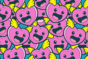 Cute Chaos Procreate Pattern Brushes, a Brush Add-On by Heather Green Designs (Thumbnail 5 of 9)