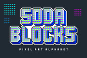 Original pixel alphabet, an Object Graphic by RevelStockart (Thumbnail 1 of 4)