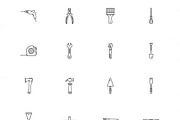 Construction tools (vector icons), a Solid Icon by Artzgeo (Thumbnail 2 of 5)