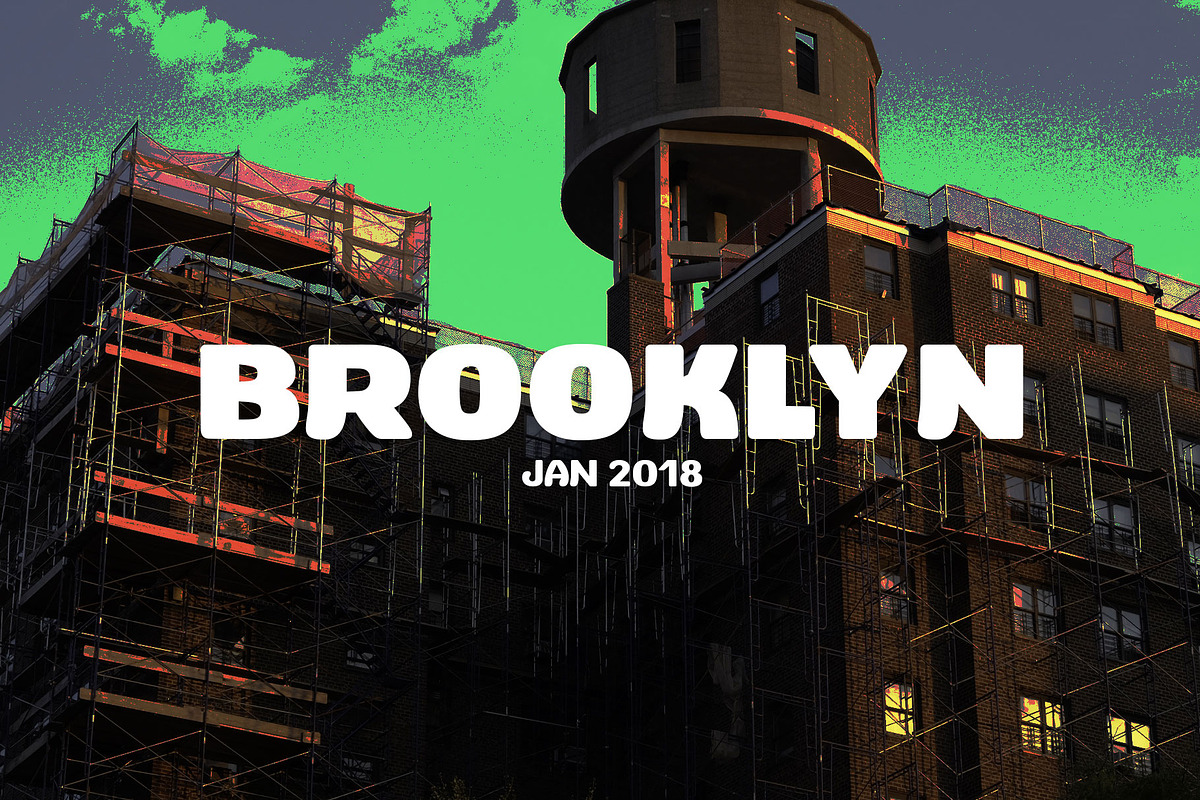 Stubby Typeface preview 2
