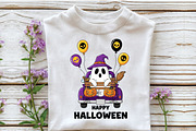 Happy Halloween Boo Truck PNG, an Illustration by Craft Nest (Thumbnail 5 of 6)