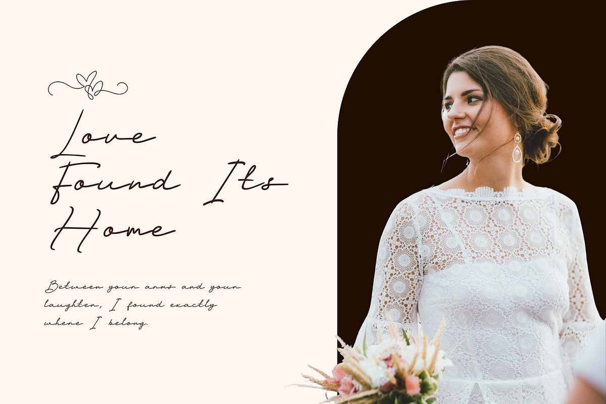Elegance Wedding – Veilglos Font, a Handwritten Font by Stylin Studio (Photo 4 of 9)