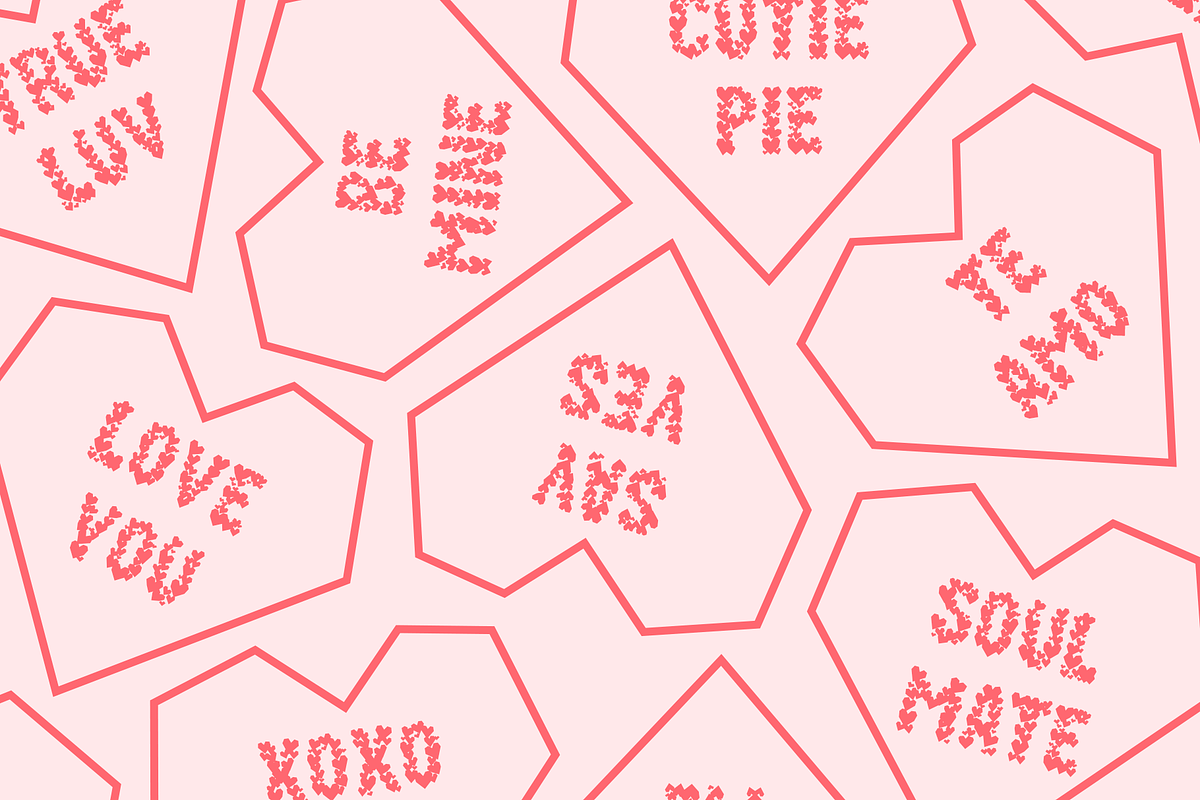 Paper Hearts Font preview 4