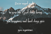 Monthly | Script Font, a Script Font by Scratchones (Thumbnail 7 of 8)