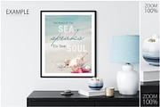 Frames&Walls Coastal Mockups Bundle, a Household Mockup by Yuri-U (Thumbnail 22 of 30)